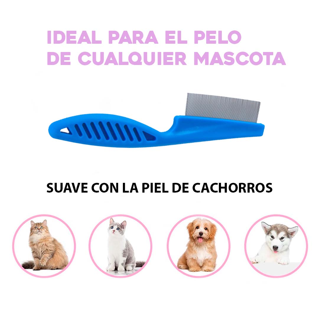 kit x2 peine antipulgas