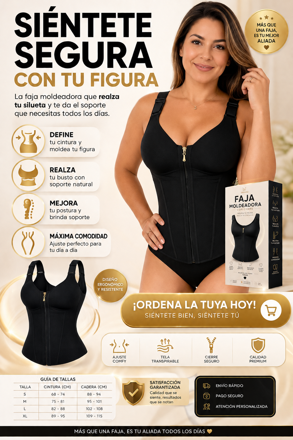 faja moldeadora con brasier